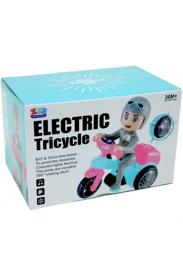  193 Nessiworld Electric Tricycle Pilli Işıklı Sesli Motorsiklet