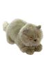  193 Nessiworld Yatan Kedi Gri Peluş 26 cm