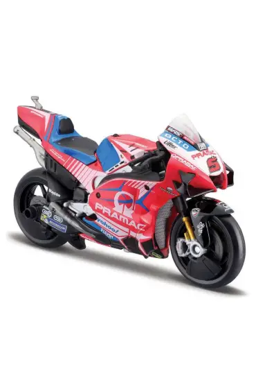  193 Nessiworld Maisto 1:18 2021 Ducati Pramac Racing Motorsiklet