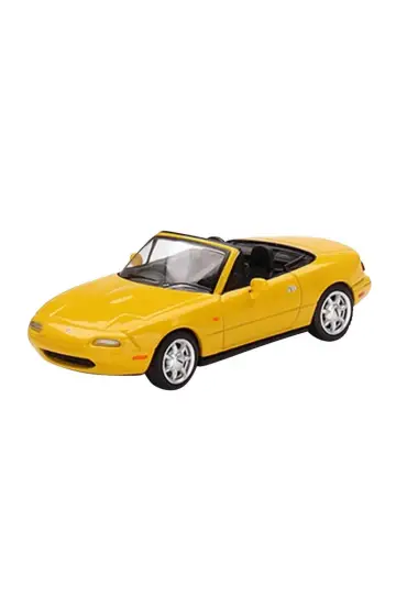  193 Nessiworld Mini GT 1:64 Eunos Roadster Sunburst Yellow