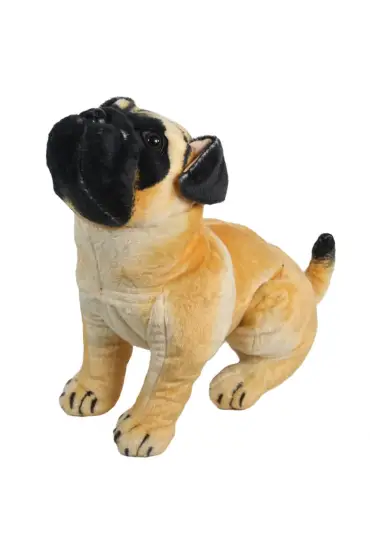  193 Nessiworld Peluş Sesli Oturan Bulldog Köpeği 43 cm.