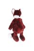  193 Uyku Arkadaşı Tilki Peluş Bordo 34 cm