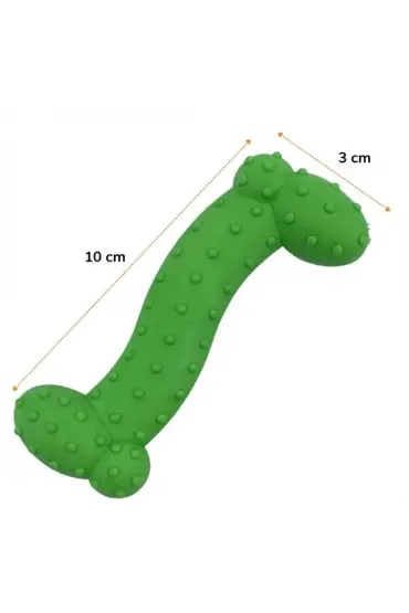  192 Tiny Kemik Oyuncağı Tırtıklı Yüzey Küçük Kemik Plastik Köpek Oyuncağı (4172)