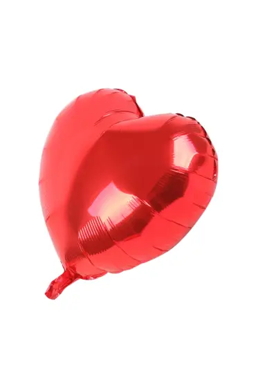  192 Kalp Balon Folyo Kırmızı 45 Cm 18 İnç (4172)