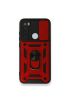  942 Xiaomi Redmi Note 8 Kılıf Pars Lens Yüzüklü Silikon - Ürün Rengi : Kırmızı