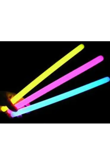 Karanlıkta Parlayan Fosforlu Glow Stick Kalın Çubuk 20 cm 1 Adet