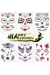 Cadılar Bayramı Halloween Dövme Tattoos 12li