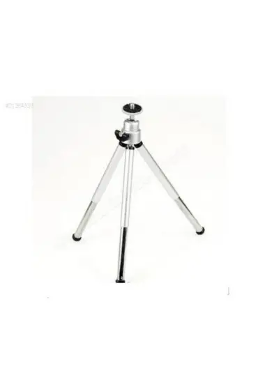 Metalik Renk Tripod 3 Yönlü Profesyonel Mini