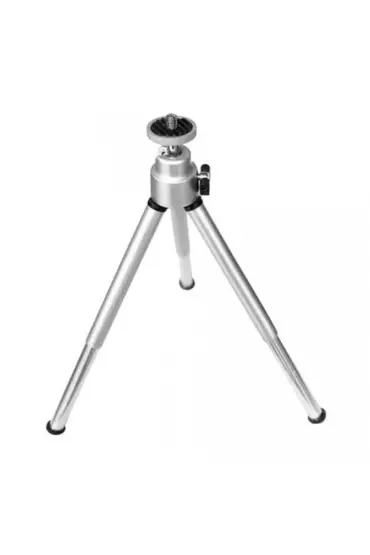 Metalik Renk Tripod 3 Yönlü Profesyonel Mini