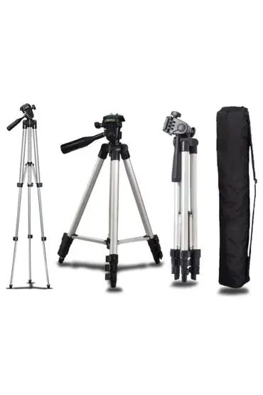 3 Yönlü Profesyonel Süper Kalite 157 CM Tripod