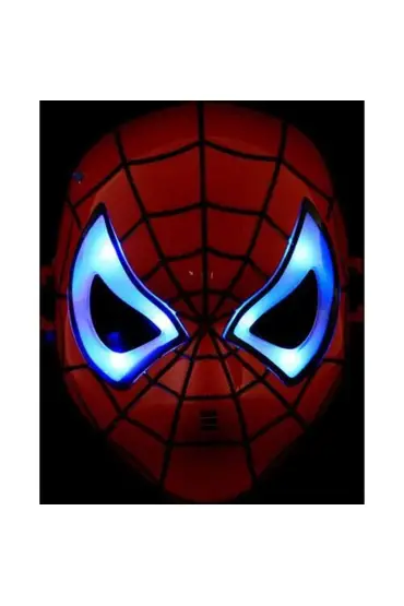 Led Işıklı Spiderman Örümcek Adam Maskesi