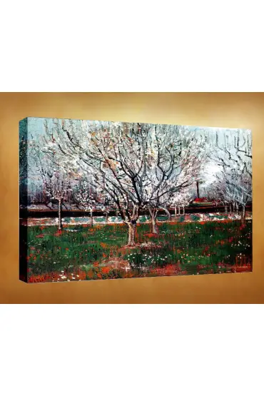 Kanvas Tablo - Van Gogh Tablolar Orchard in Blossom - VG16