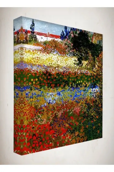 Kanvas Tablo - Van Gogh Tablolar Flowering Garden - VG11