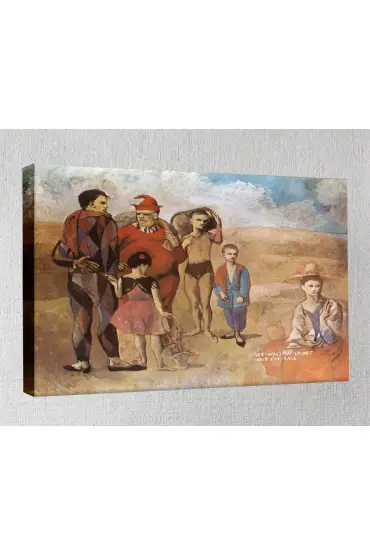 Kanvas Tablo - Picasso - Saltimbanques Ailesi  PCS015