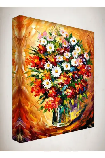 Kanvas Tablo - Leonid Afremov - Çiçekler   LA34