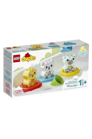  193 10965 ® Duplo® Banyo Zamanı Eğlencesi: Yüzen Hayvan Treni, 14 parça, +1,5 yaş