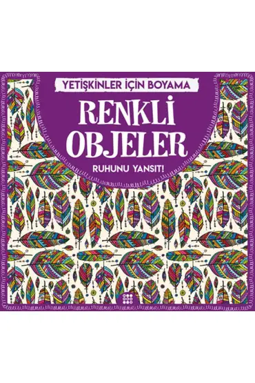 Renkli Objeler - Yetişkinler İçin Boyama