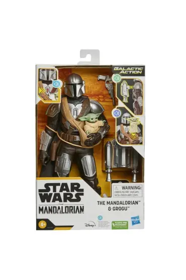  505 Star Wars Galactic Action The Mandalorian ve Grogu Figür