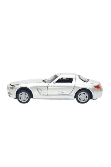  505 Mercedes - Çek Bırak Spor Araba Işıklı Sesli  - XL80138-28L - Gri