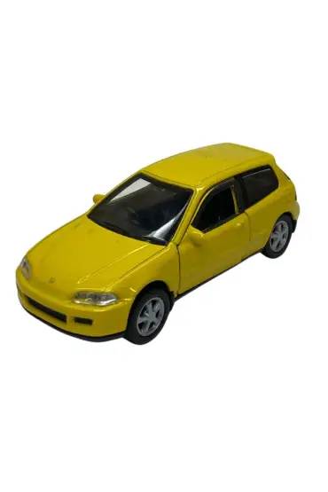  505 Çek Bırak Araba 1:32 Honda Civic EG6 - 43813 - Sarı