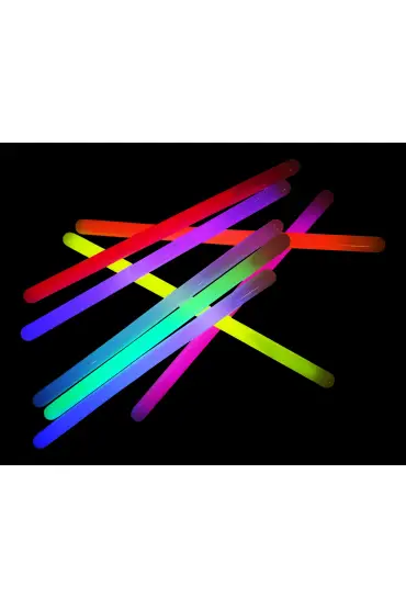 Karanlıkta Parlayan Fosforlu Glow Stick Kalın Çubuk 30 cm 1 Adet ( )