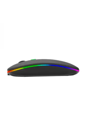  192 EVEREST SM-BT11 USB SİYAH 2IN1 BLUETOOTH 2.4GHZ ŞARJ EDİLEBİLİR KABLOSUZ MOUSE (4172)