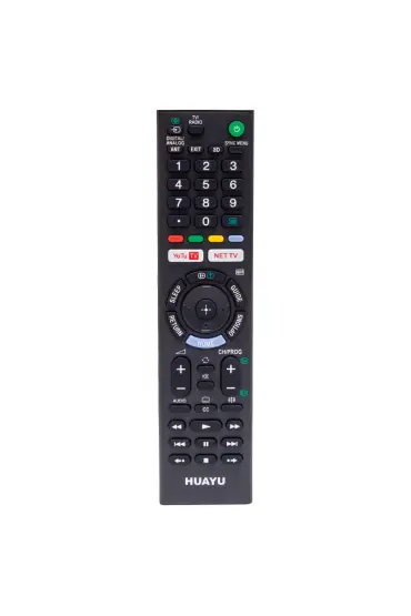  192 HUAYU KL RM-L1370 SONY YOUTUBE - NETFLIX TUŞLU LCD-LED TV BLİSTERLİ KUMANDA * RMT-TX202P (4172)