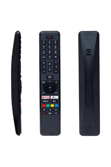  192 ORİJİNAL VESTEL RC 43161 NETFLIX-PLAY-MİKROFON TUŞLU SES KOMUTLU LCD-LED TV KUMANDA (4172)