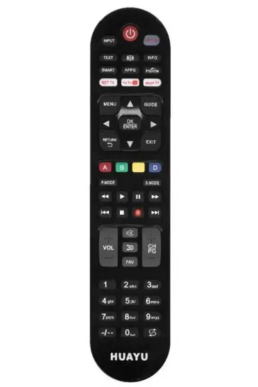  192 HUAYU KL URC1517 NETFLIX-YOUTUBE-AMAZON TUŞLU LCD LED TV UNIVERSAL KUMANDA (4172)