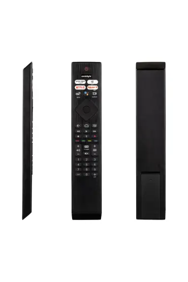  192 PHILIPS PH-V4 NETFLIX-RAKUTEN TV-PRIME VIDEO TUŞLU SES KOMUTLU LCD LED TV KUMANDA (4172)