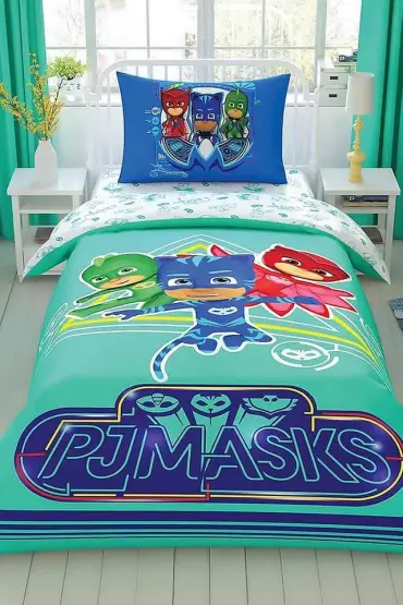 PJ Mask Move Tek Kişilik Nevresim Takımı