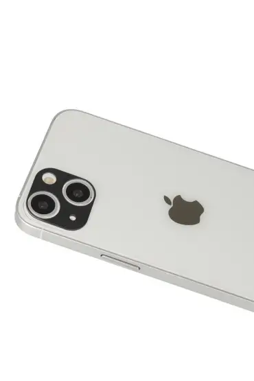  942 İphone 13 Mini Rainbow Kamera Lens Koruma Cam - Ürün Rengi : Kırmızı