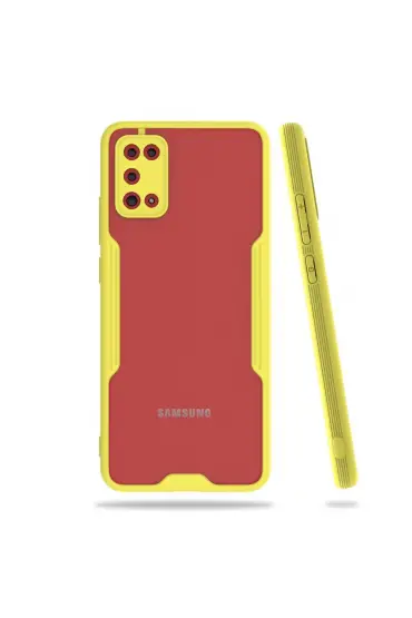  942 Samsung Galaxy A02s Kılıf Platin Silikon - Ürün Rengi : Siyah