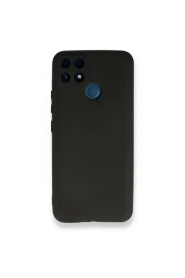  942 Realme C25 Kılıf First Silikon - Ürün Rengi : Siyah