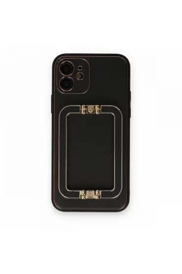  942 İphone 12 Kılıf Coco Elit Kapak - Ürün Rengi : Gold