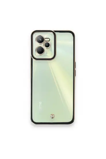  942 Realme C35 Kılıf Liva Lens Silikon - Ürün Rengi : Pudra