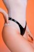  41 Ayarlanabilir Fantazi Deri G-String Harness, Deri Fantazi Külot - Ürün Rengi:Kırmızı