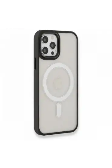  942 İphone 12 Pro Kılıf Room Magneticsafe Silikon - Ürün Rengi : Pudra