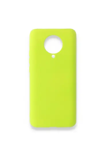  942 Xiaomi Redmi K30 Pro Kılıf Nano İçi Kadife  Silikon - Ürün Rengi : Yeşil