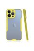 942 İphone 14 Pro Kılıf Platin Silikon - Ürün Rengi : Sarı
