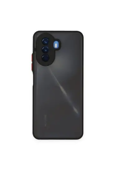  942 Huawei Nova Y70 Kılıf Montreal Silikon Kapak - Ürün Rengi : Siyah