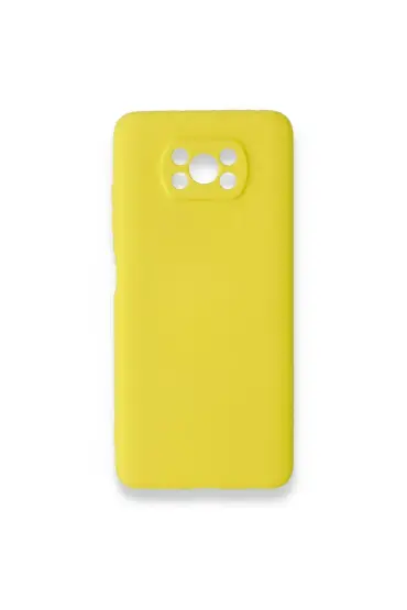  942 Xiaomi Pocophone X3 Kılıf Nano İçi Kadife  Silikon - Ürün Rengi : Lila