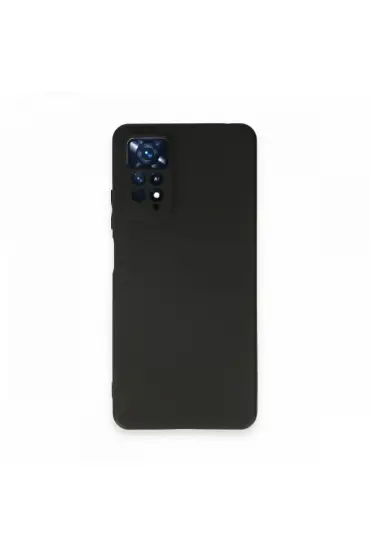  942 Xiaomi Redmi Note 11 Pro Kılıf First Silikon - Ürün Rengi : Siyah