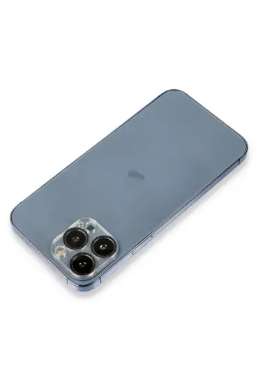  942 İphone 13 Pro Max Shine Kamera Lens Koruma Cam - Ürün Rengi : Siyah