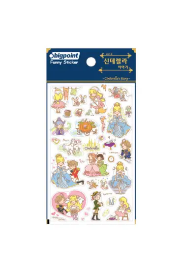 Bigpoint Sticker Cinderella's Story 15'li Paket