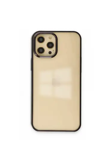  942 İphone 12 Pro Max Kılıf Element Silikon - Ürün Rengi : Gold