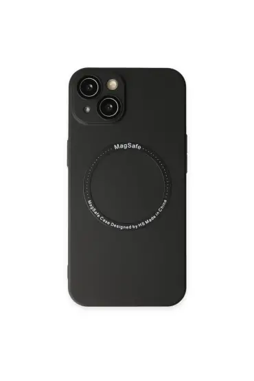  942 İphone 14 Kılıf Jack Magneticsafe Lens Silikon - Ürün Rengi : Mürdüm