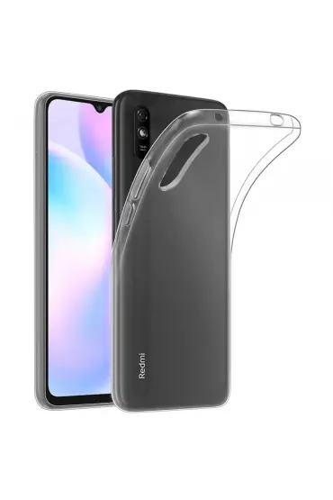  942 Xiaomi Redmi 9a Kılıf Lüx  Silikon - Ürün Rengi : Şeffaf