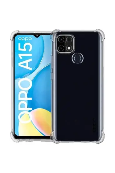  942 Oppo A15s Kılıf Olex Tpu Silikon - Ürün Rengi : Şeffaf