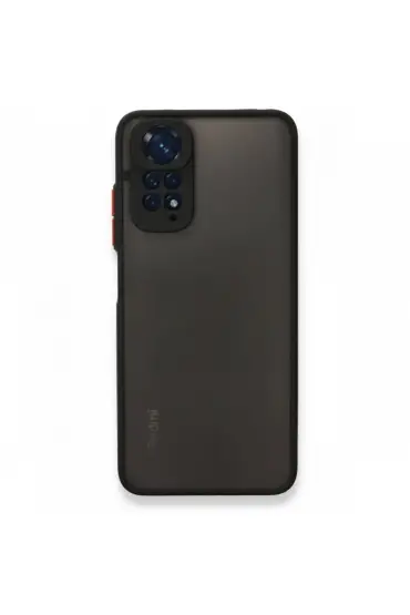  942 Xiaomi Redmi Note 11 Kılıf Montreal Silikon Kapak - Ürün Rengi : Siyah